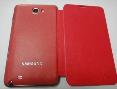 Schönes Breathable Iphone-Schutzhauben PU-Rot für Samsung I9220
